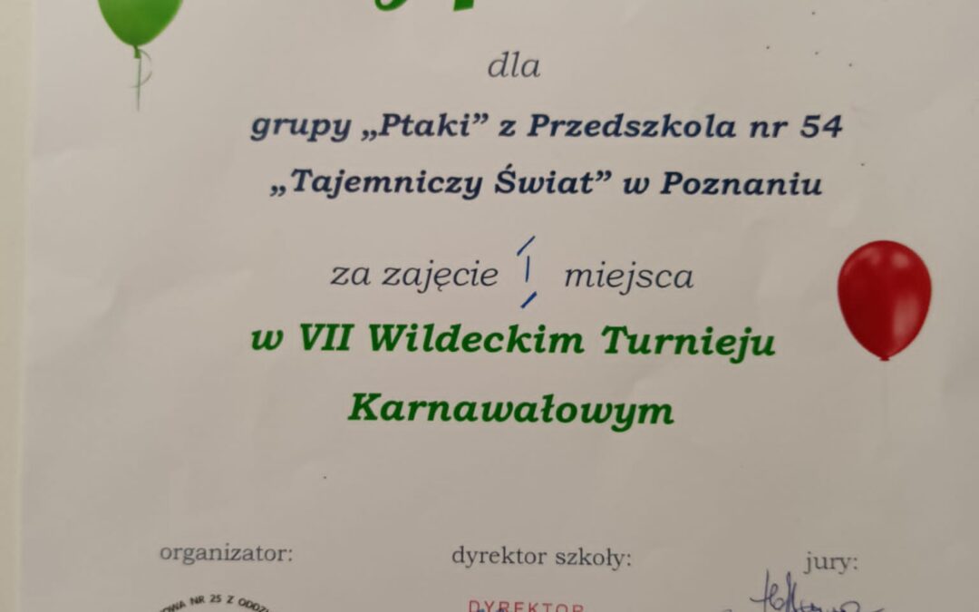 VII Wildecki Turniej Karnawałowy – I miejsce
