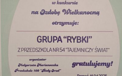 III miejsce w konkursie plastycznym
