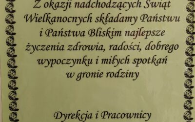 Życzenia świąteczne